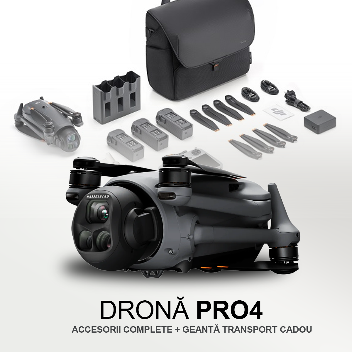 Kit Complet Dronă Phantom PRO 4 | Lansare